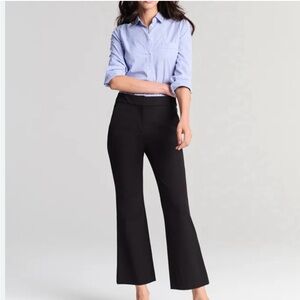J. Crew Kelsey Black Boot Cut Flare Pant slacks nwt sz 12 Normcore